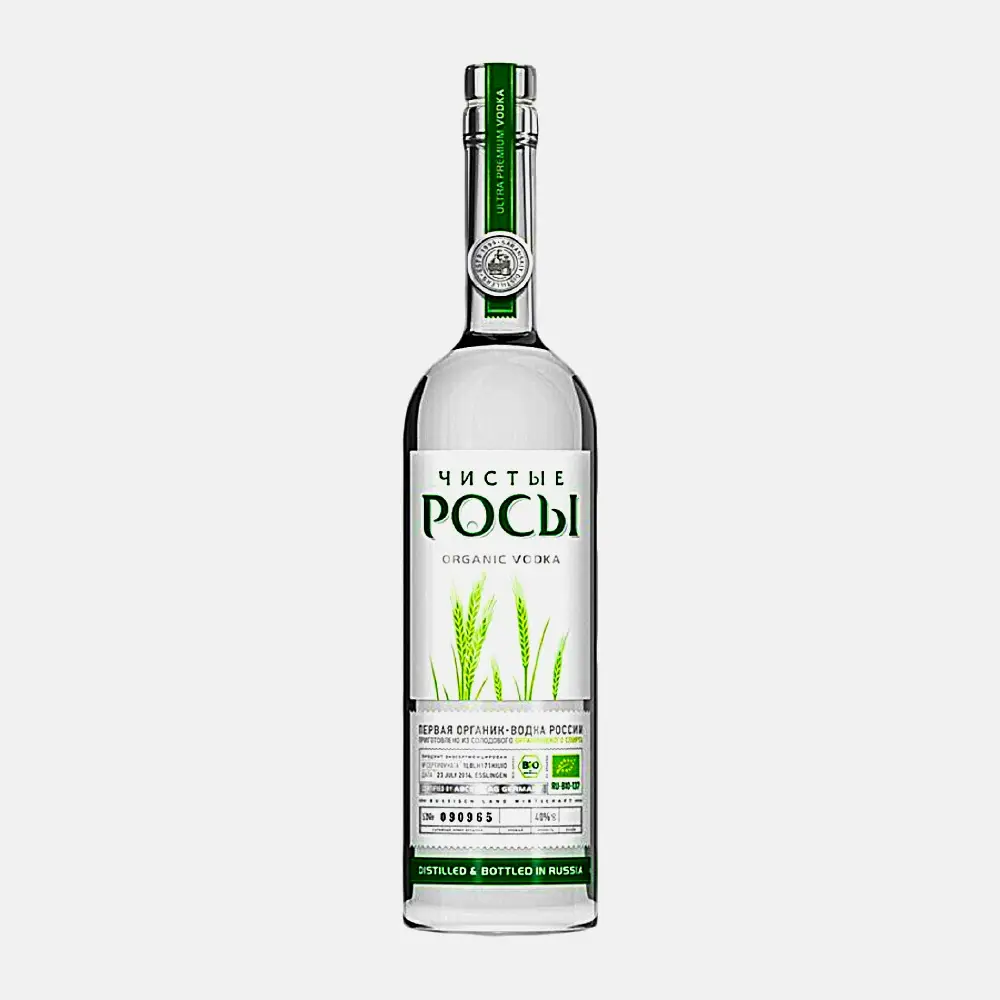 Водка Чистые росы Organic 40% 700мл Водка Чистые росы Organic 40% 700мл
