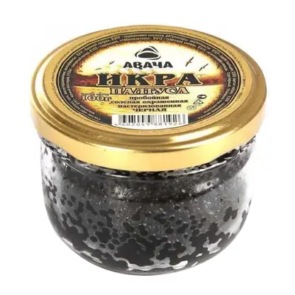 Изображение товара Икра палтуса Авача чёрная солёная пробойная 100г
