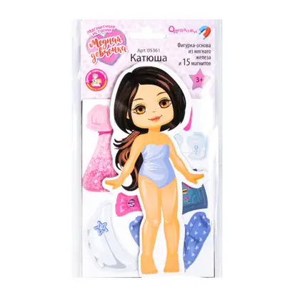 Изображение товара Магнитная игра Десятое королевство Одевашки мини развивающая игрушка для детей