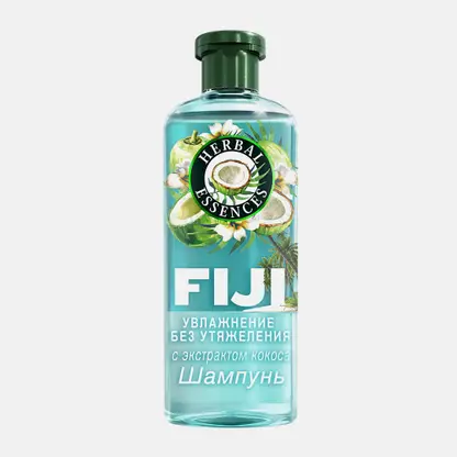 Увлажняющий шампунь для волос с экстрактом кокоса Fiji Herbal Essences 350мл