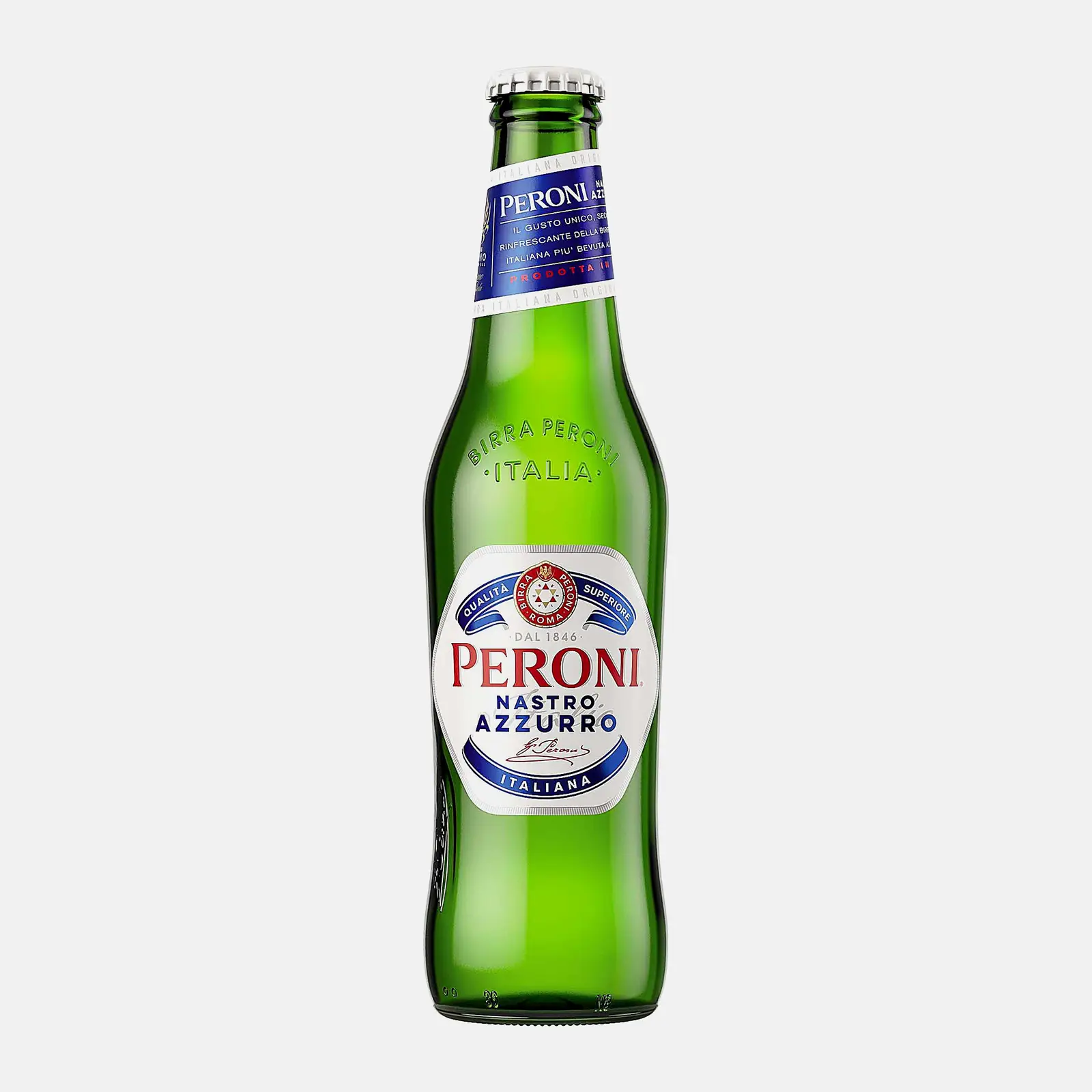 Пиво Peroni Nastro Azzurro светлое фильтрованное пастеризованное 330мл