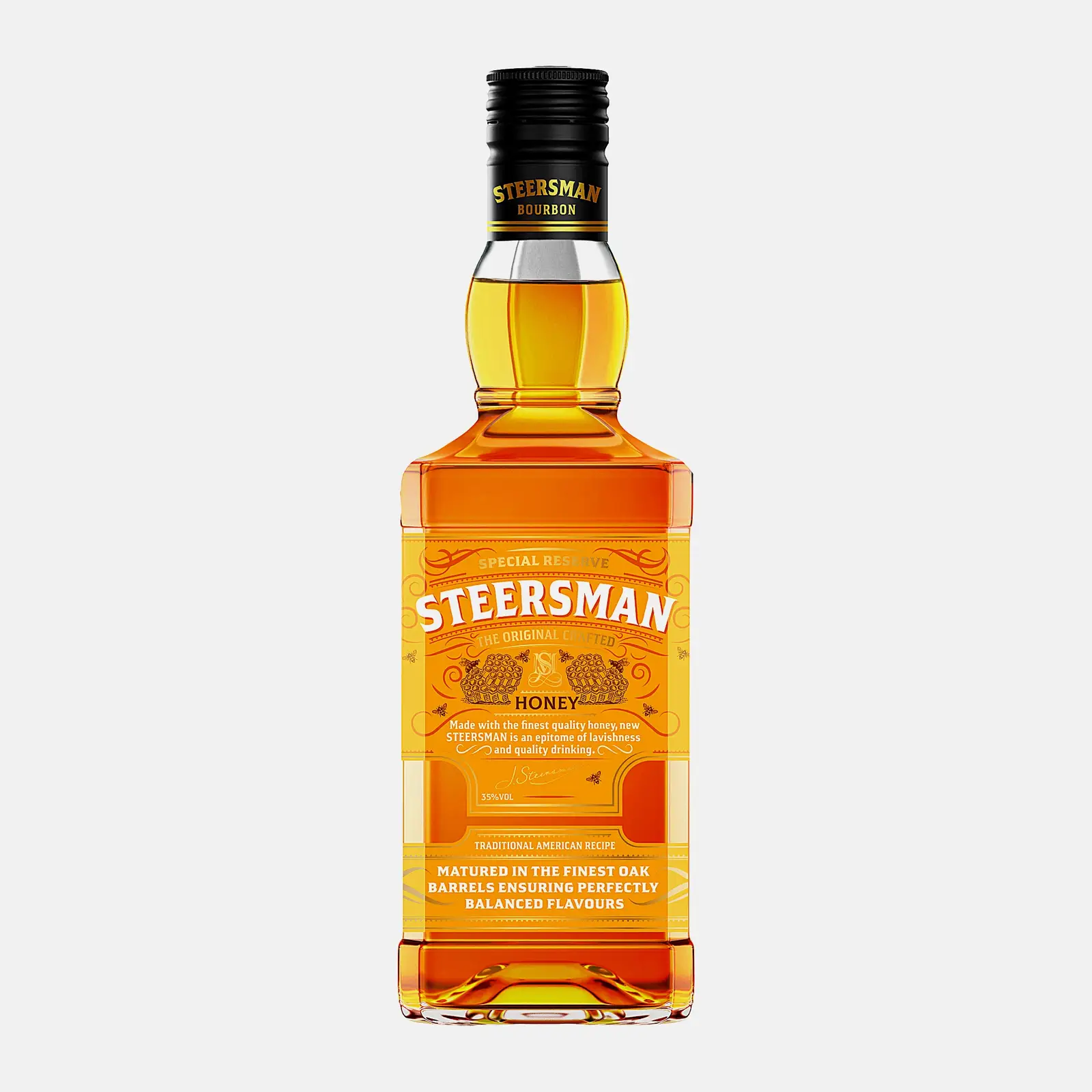 Коктейль Висковый напиток Steersman Honey 35% 700мл