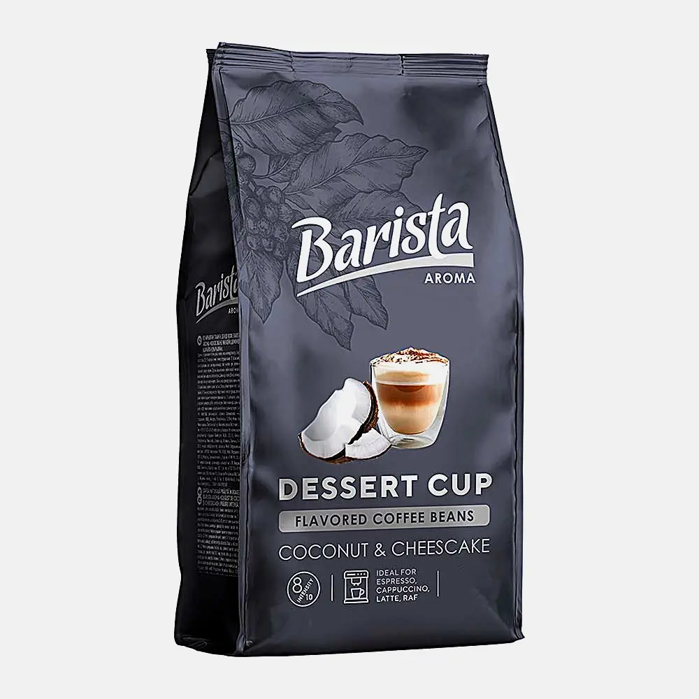 Кофе в зернах Aroma со вкусом кокоса и чизкейка Barista 1кг - фото 2