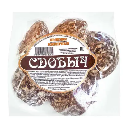 Изображение товара Пряники Имбирные 400г