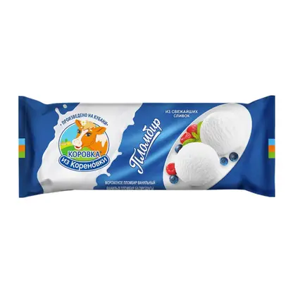 Изображение товара Мороженое Коровка из Кореновки Полено пломбир 400г