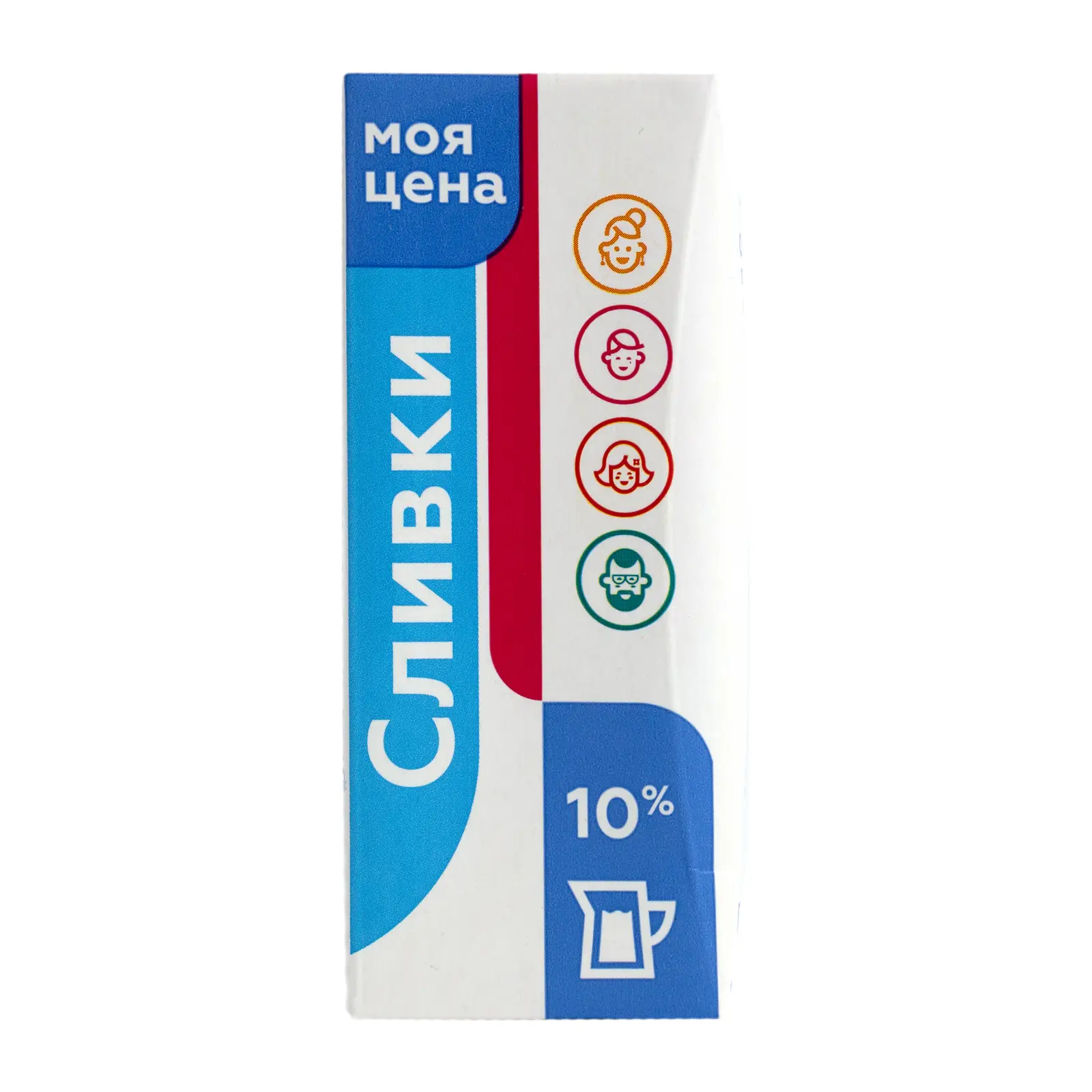 Изображение товара Сливки Моя цена стерилизованные 10% 200мл