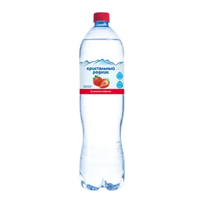 Изображение товара Напиток со вкусом клубники Кристальный Родник 1.5л