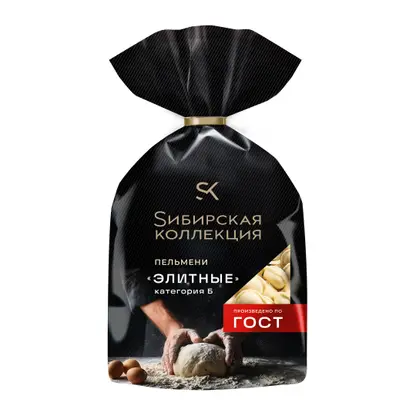 Изображение товара Пельмени Sибирская Коллекция элитные 700 г с говядиной и свининой натуральные
