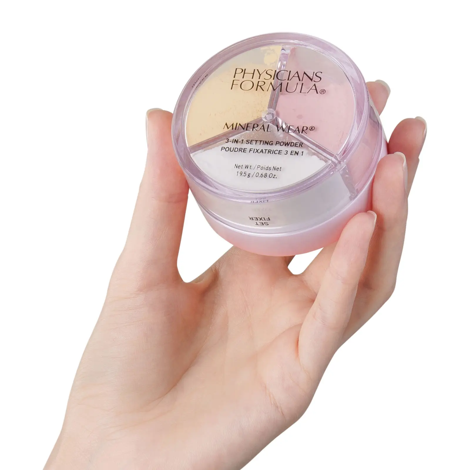 Пудра для лица Physicians Formula Mineral Wear Setting Powder рассыпчатая 3в1