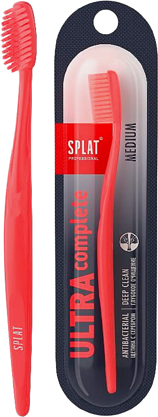 Изображение товара Зубная щетка Splat Ultra Complete с ионами серебра средней жесткости