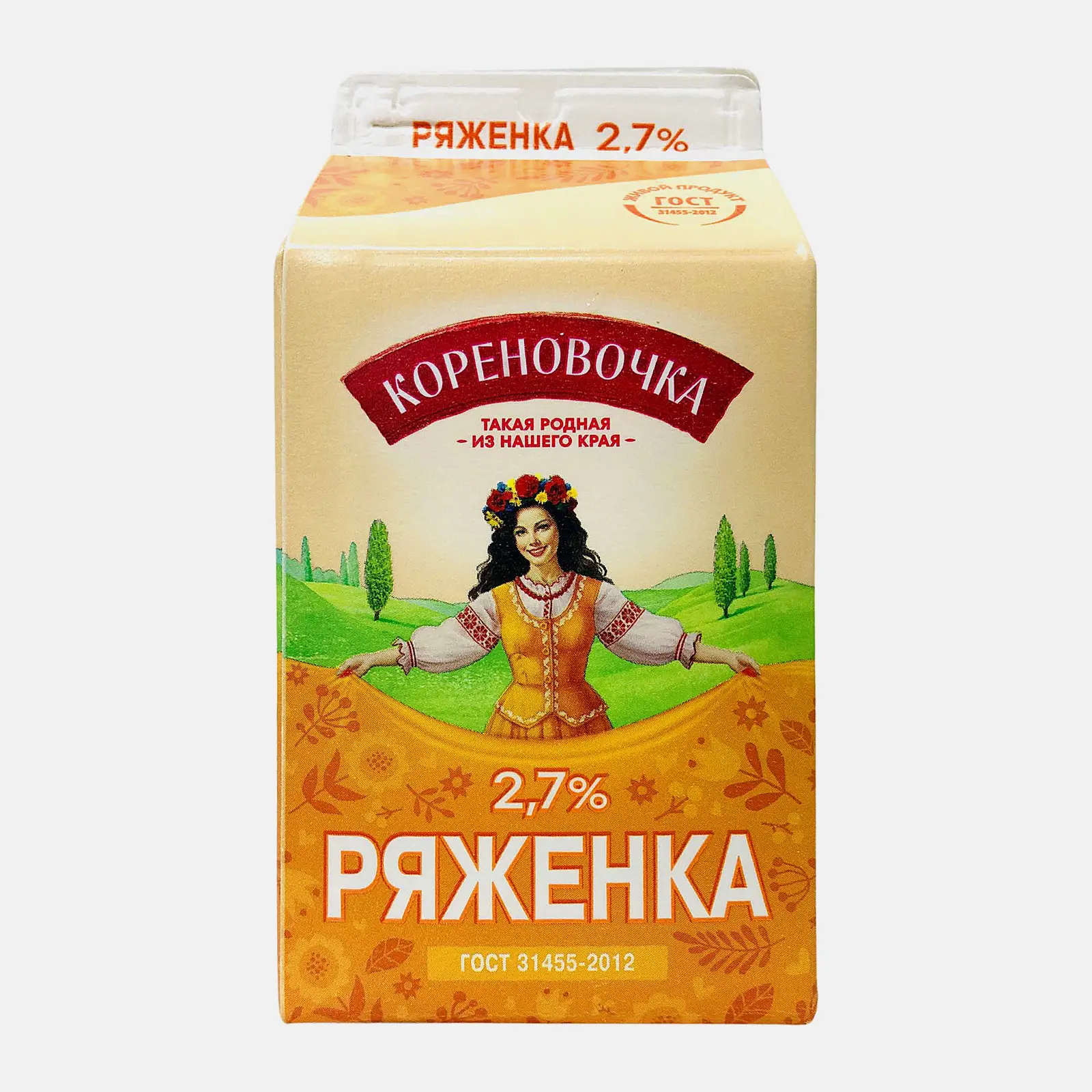 Ряженка Кореновочка 2.7% 450г Ряженка Кореновочка 2.7% 450г