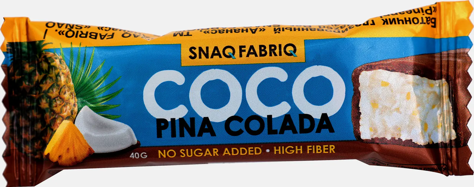 Изображение товара Батончик Snaq Fabriq Coco Ананас глазированный 40г