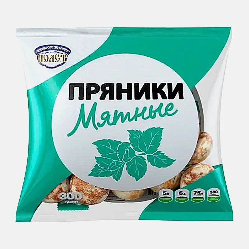 Пряники Полет Мятные 300г