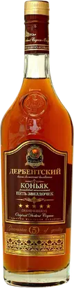 Изображение товара Коньяк Дербентский ВКК Российский пятилетний пять звездочек 40% 500мл
