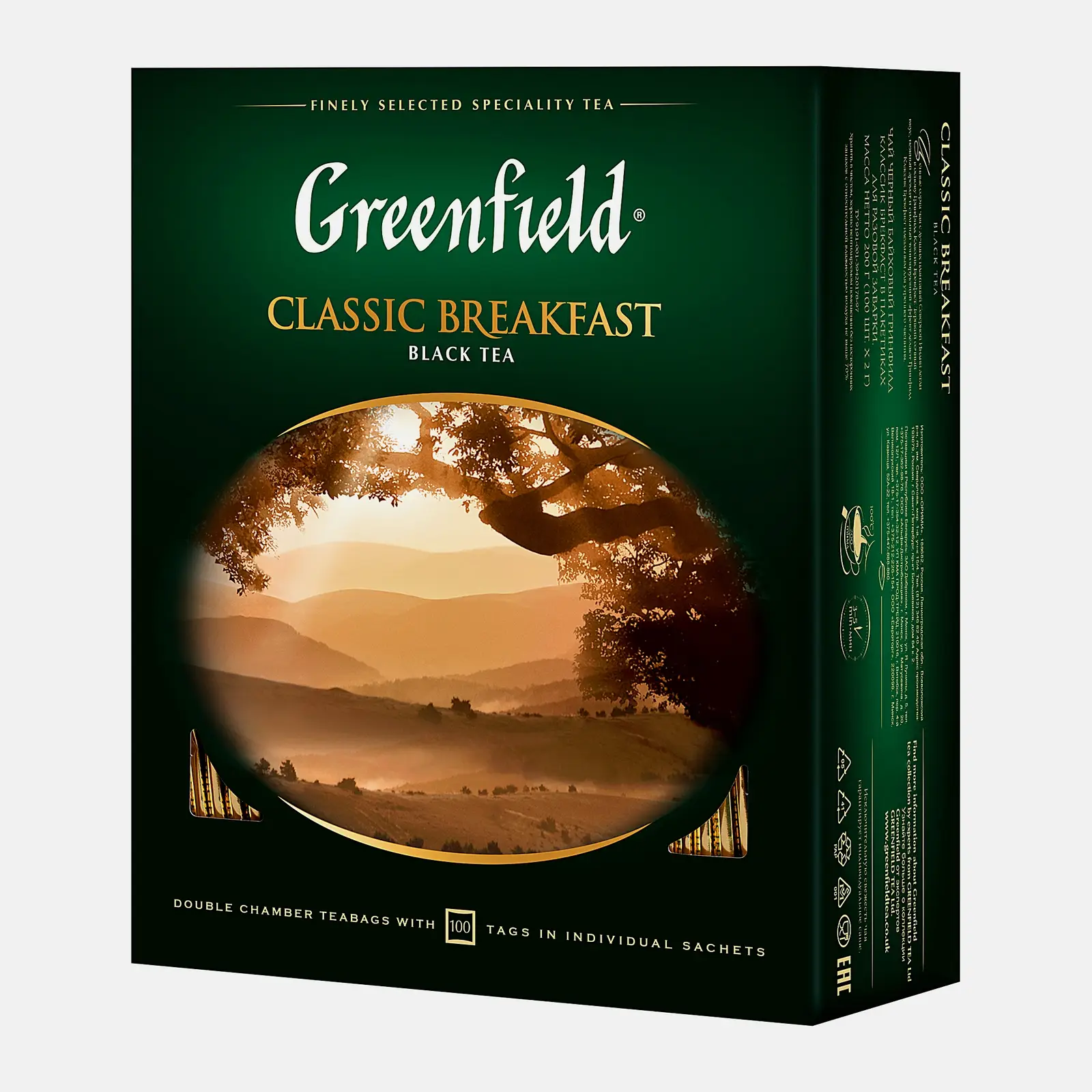 Чай черный Greenfield Classic Breakfast 100пак