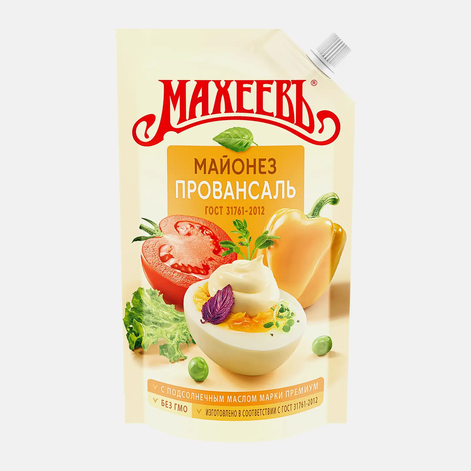 Изображение товара Майонез Махеевъ Провансаль 50.5% 380мл — натуральный ингредиент для вкусных блюд