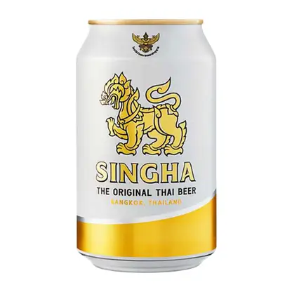Пиво Singha Premium Lager светлое фильтрованное 5% 330мл
