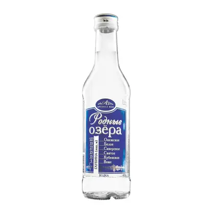 Изображение товара Водка Родные озера 40% 250мл