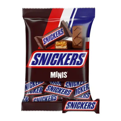 Изображение товара Шоколадные конфеты Snickers Minis с карамелью и арахисом, 180 г