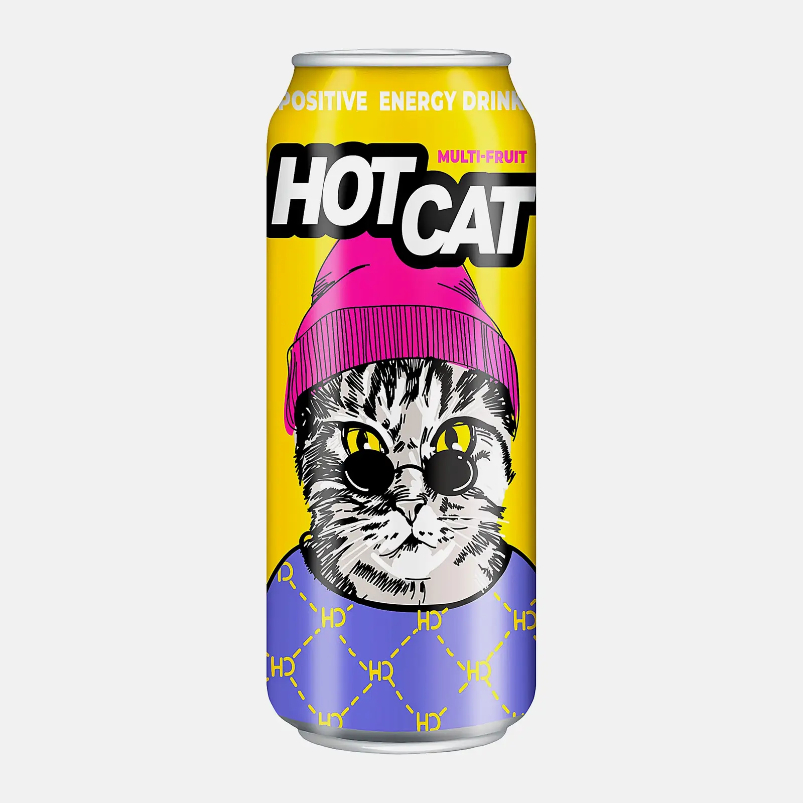 Напиток энергетический Hot Cat Multi-fruit 450мл