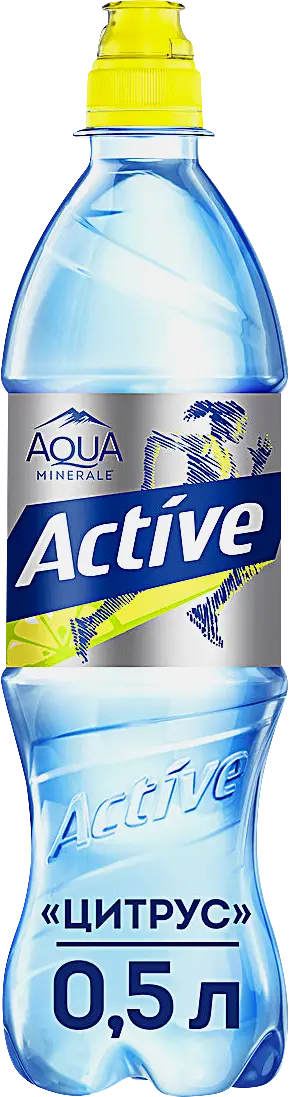 Изображение товара Безалкогольный напиток Aqua Minerale Active Цитрус 0.5л с витаминками и минералами