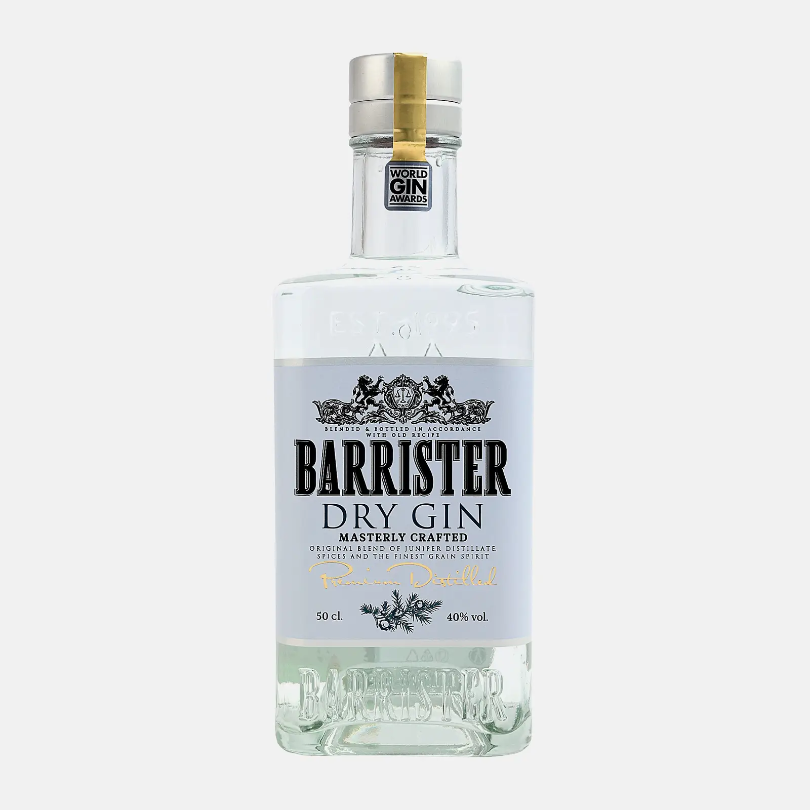 Изображение товара Джин Barrister Dry 40% 500мл - качественный алкогольный напиток