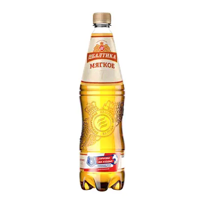 Изображение товара Пиво Балтика №7 светлое мягкое пастеризованное 950мл 4.7%