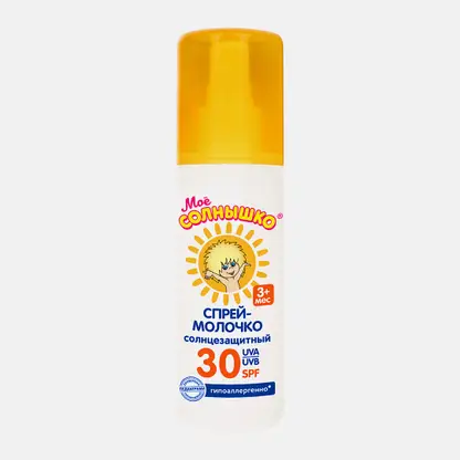 Спрей для тела Мое солнышко Детский Солнцезащитный SPF30 100мл