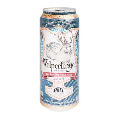 Пиво Wolpertinger Das Traditionelle Helle светлое фильтрованное 4.9% 500мл