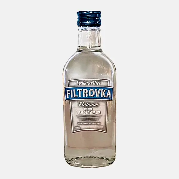 Изображение товара Водка Фильтровка платиновая 40% 250мл Россия качественный напиток