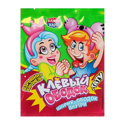 Изображение товара Взрывная карамель Канди Клаб с тату шарики Клевый ободок 1г