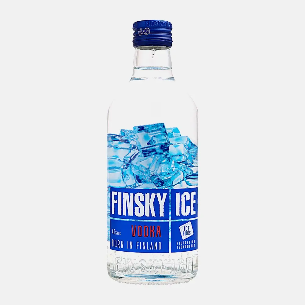 Изображение товара Водка Finsky Ice 40% 250 мл - крепкий алкогольный напиток