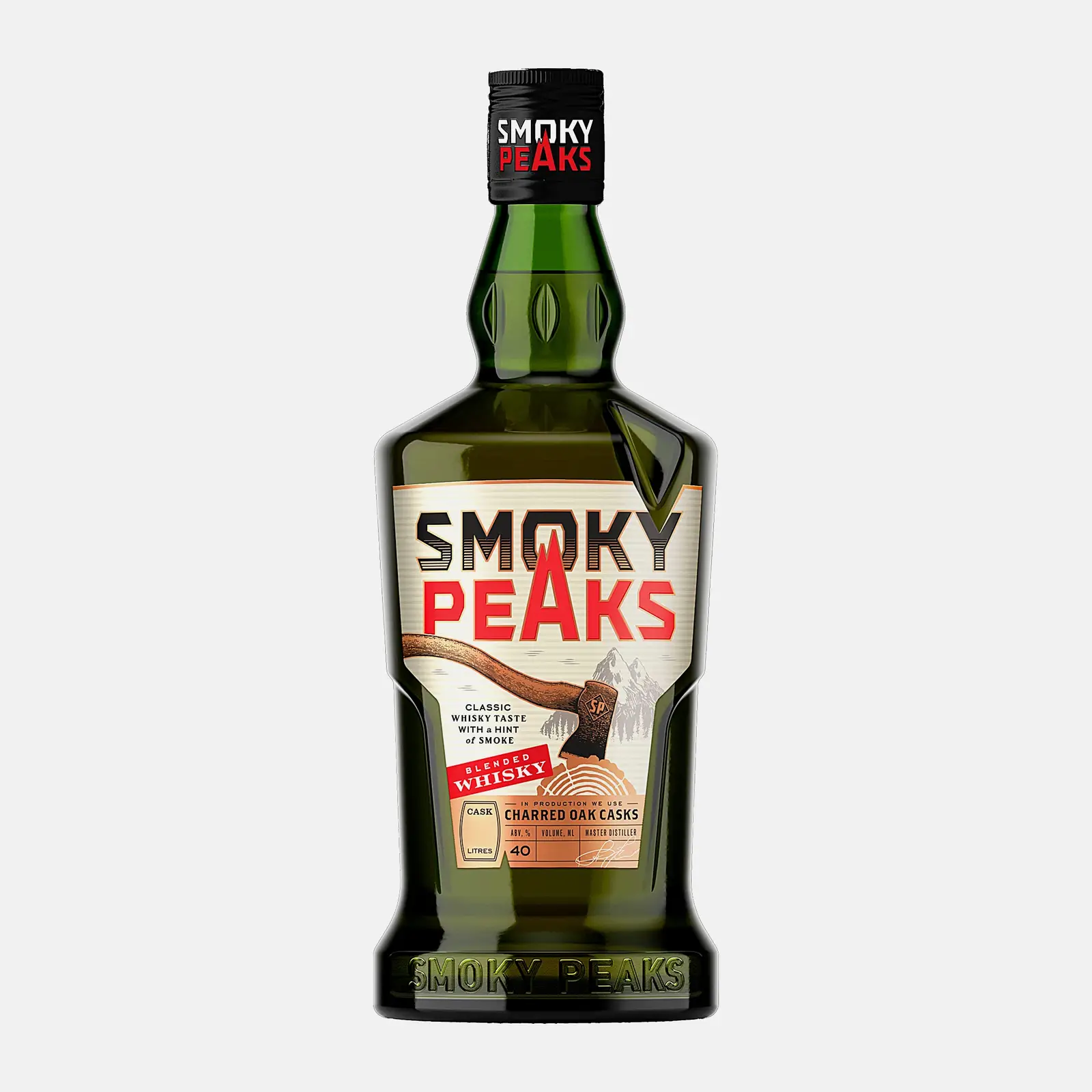 Изображение товара Виски Smoky Peaks купажированный 40% 500мл