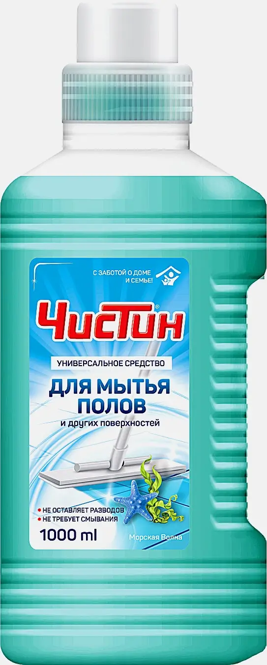 Изображение товара Моющая жидкость для полов Чистин Морская волна 1л