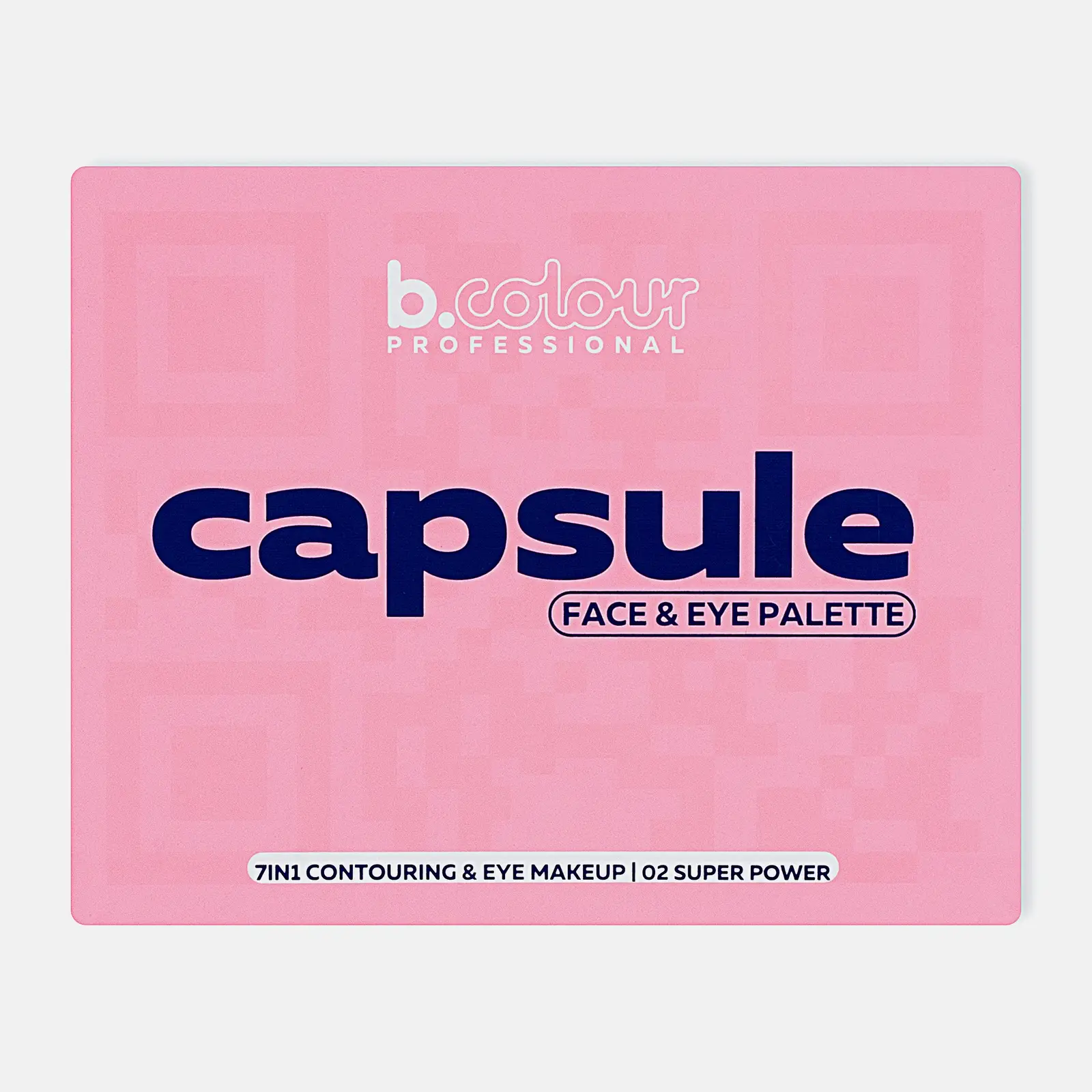 Контурирующая палетка для лица и глаз 2в1 тон 02 Super Power 7Days B.Colour Pro Capsule