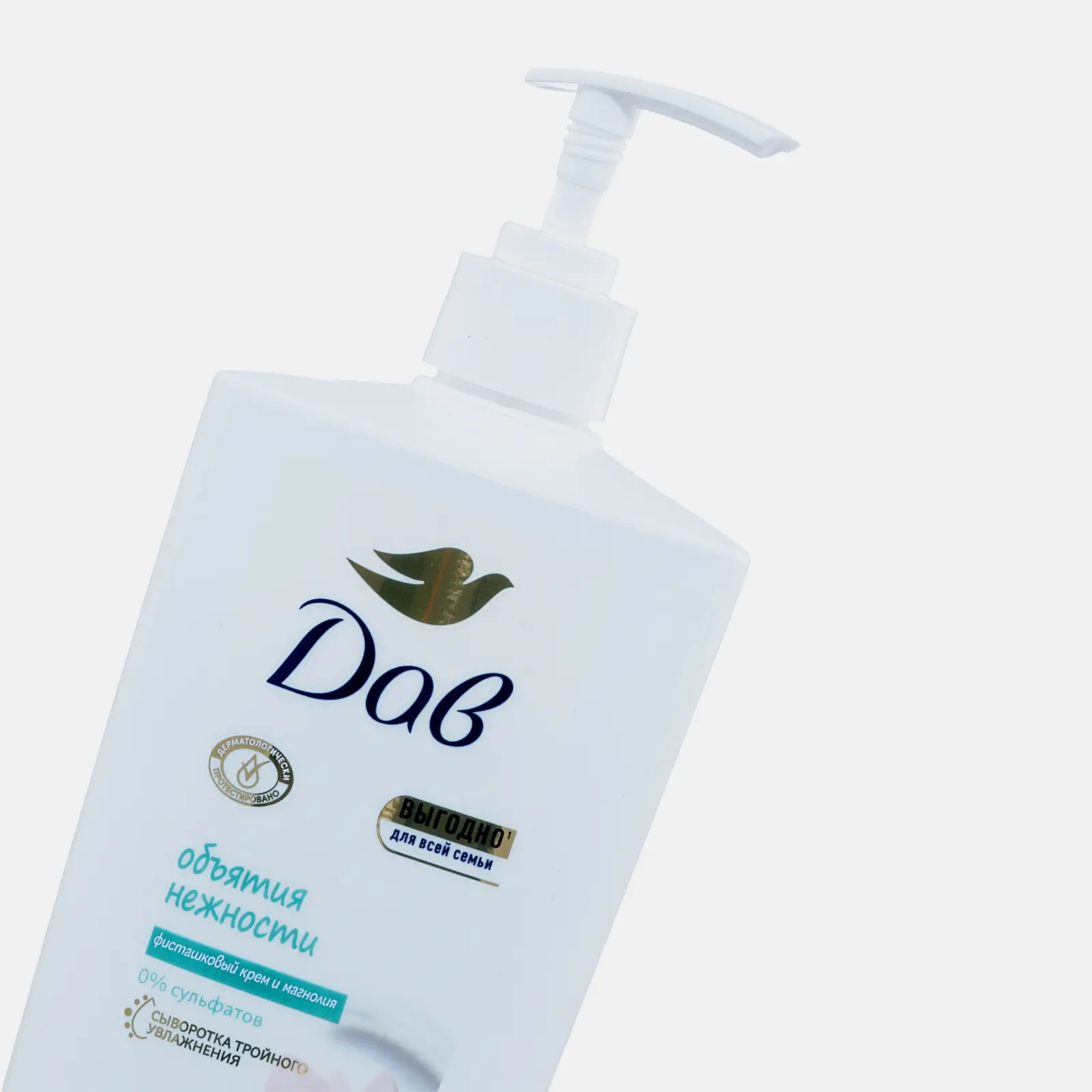 Крем-гель для душа Дав Для всей семьи Фисташковый крем и магнолия 610мл