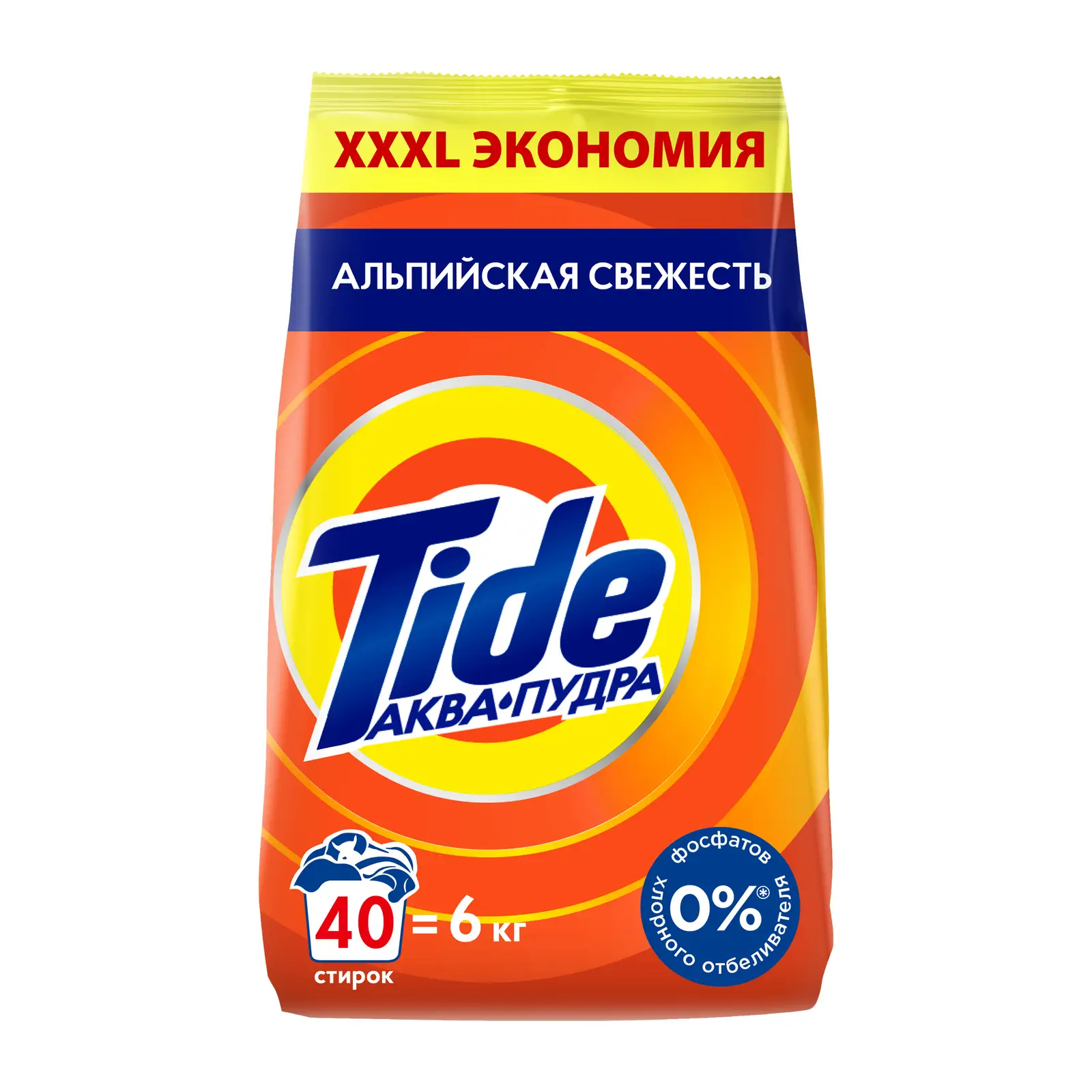 Стиральный порошок Tide Автомат Альпийская свежесть 6кг
