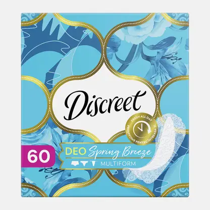 Прокладки Discreet Deo Spring Breeze Multiform 60шт
