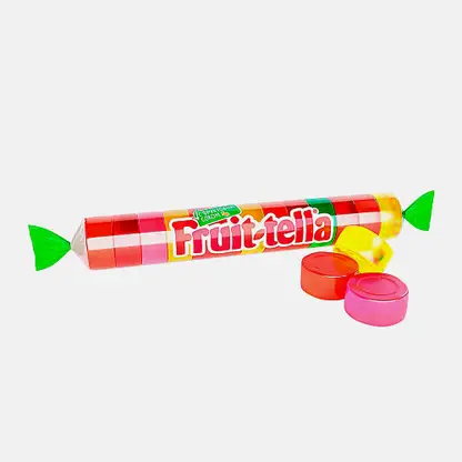 Мармелад жевательный Яблоко Персик Малина Fruit-Tella 52г