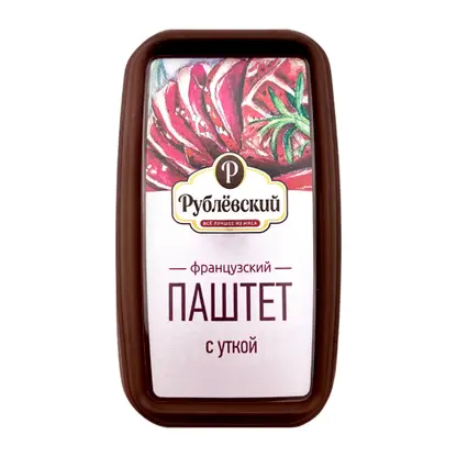 Изображение товара Паштет Рублевский Французский с уткой 175г