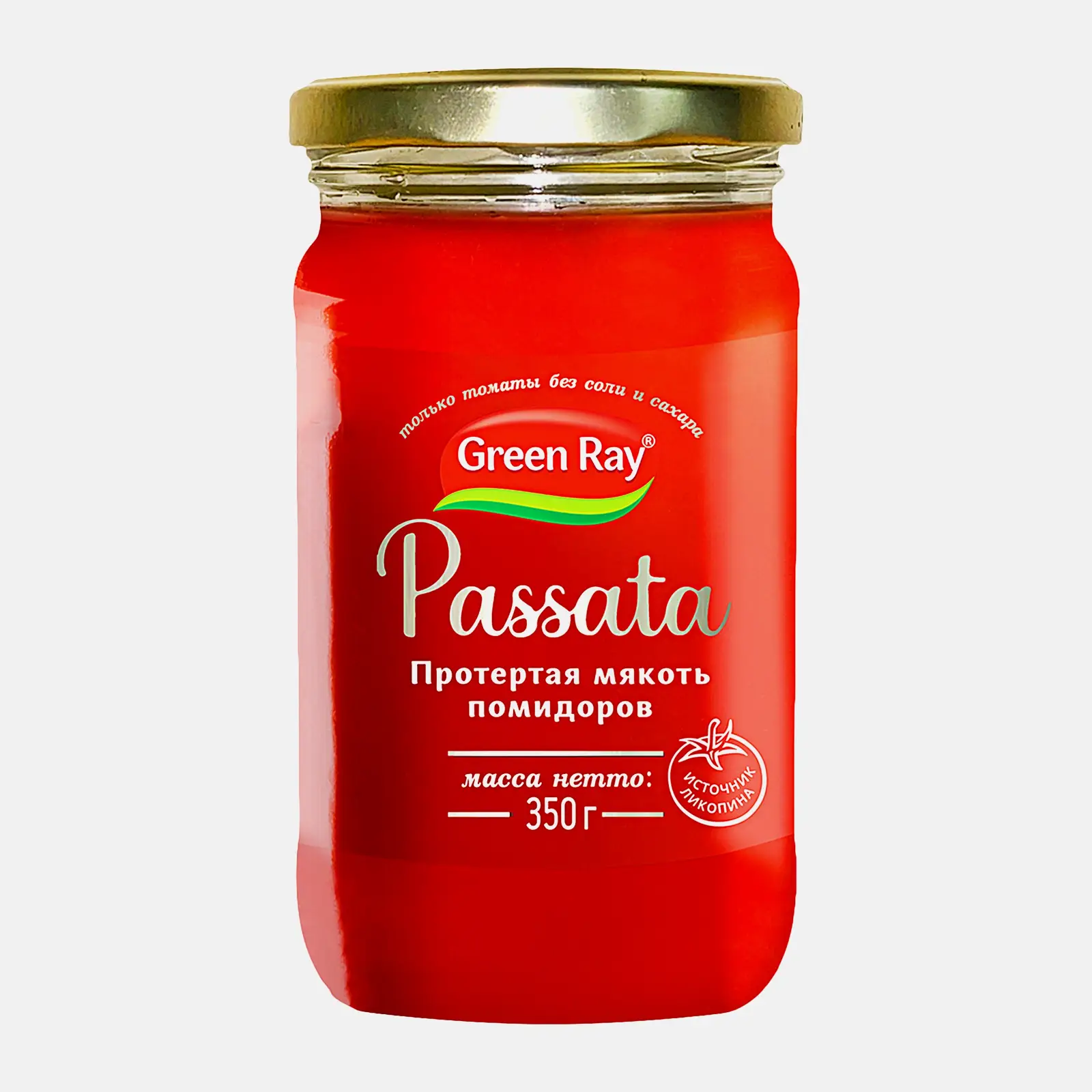 Изображение товара Пассата Green Ray протертая мякоть помидоров 350г