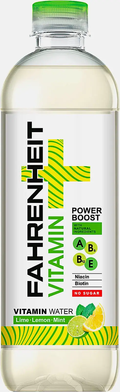 Изображение товара Напиток Fahrenheit Лимон Лайм Мята 500 мл без газа и сахара