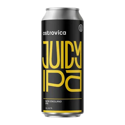 Светлое пиво нефильтрованное Ostrovica Brewery Juicy Ipa 6.2% 450мл