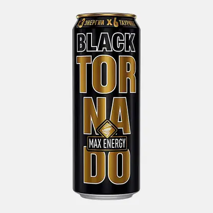 Энергетический напиток Tornado Max Black 450мл