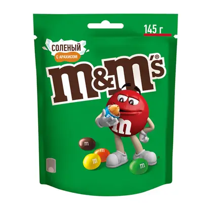 Изображение товара Драже Соленый арахис M&M's 145г