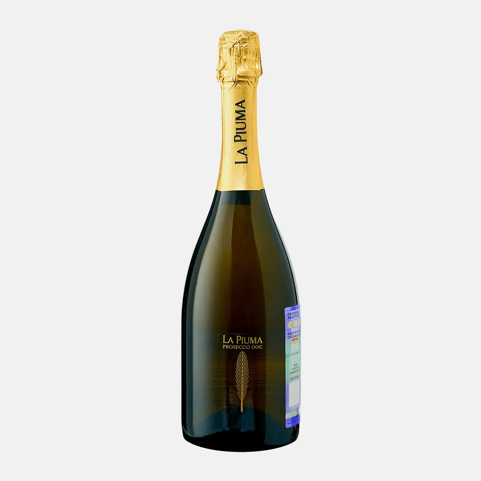Белое вино игристое Prosecco брют La Piuma 11% 750мл Белое вино игристое Prosecco брют La Piuma 11% 750мл