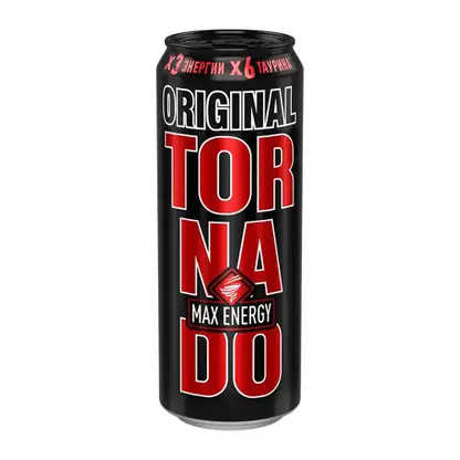 Изображение товара Напиток энергетический Tornado Max Original 450мл