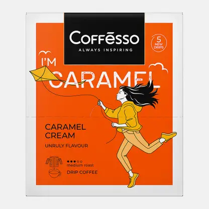 Кофе молотый Coffesso Caramel Cream 5*10г 50г