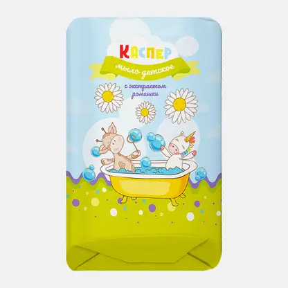 Мыло Каспер детское экстракт ромашки 90г в ассортименте