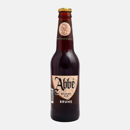 Пивной напиток Abbe Brune темный пастеризованное 6.5% 330мл